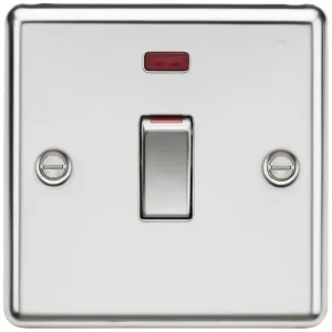 45A DP Switch with Neon (1G size)  - Polished Chro