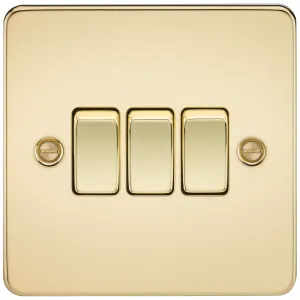 10AX 3G 2-way Switch - Polished Brass