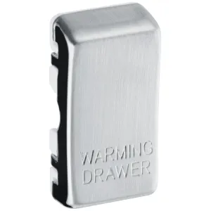 GRID ROCKER "WARMING DRAWER" - BRUSHED STEEL - PAC