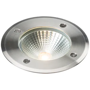 230V IP65 6W LED Stainless Steel Recessed Ground L