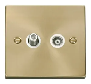 1 Gang Satellite & Isolated Coaxial Socket Outlet