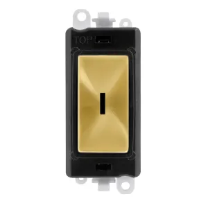 20AX 2 Way Retractive Keyswitch Module - Black - S