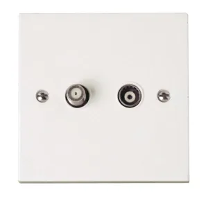 Non-Isolated Coaxial & Satellite Outlet
