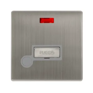 13A INGOT FUSED CONNECTION UNIT WITH NEON & OPTION