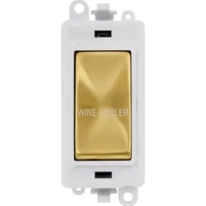 20AX Double Pole Switch Module - Polar White - Sat