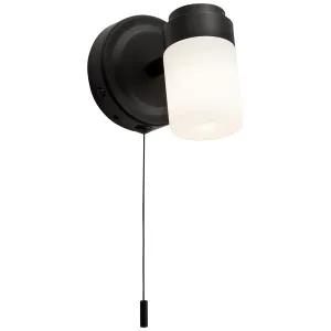 230V IP44 G9 Single Spotlight with Frosted Glass -