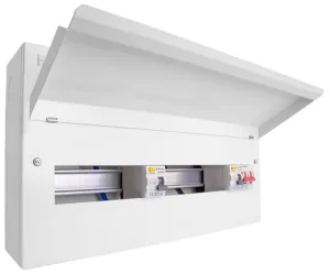 22 Way Elucian Metal Consuner Unit With 100A Mains