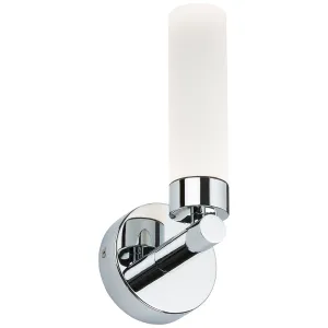 230V IP44 3W LED Wall Light Chrome