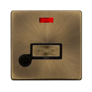 13A INGOT FUSED CONNECTION UNIT WITH NEON & OPTION