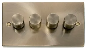 VPAB 4GANG 2WAY 75W LED DIMMER SWITCH