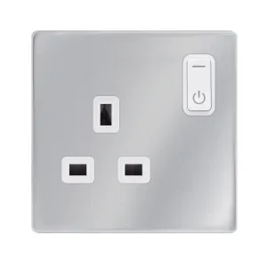 13A 1G RF SMART SOCKET DEFINITY CH PW