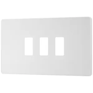 GRID FRONT PLATE - PCD EVOLVE - PEARLESCENT WHITE