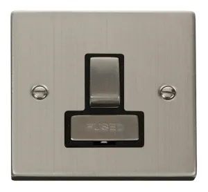 13A Fused 'Ingot' Switched Connection Unit - Black
