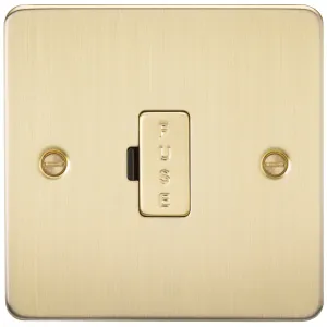 13A Fused Spur Unit - Brushed Brass