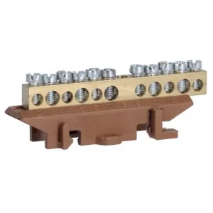 Brass terminal, 7x10mm-  4x16mm-, Phase