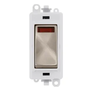 20AX Double Pole Switch With Neon Module - Polar W