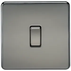 10AX 1G 2-way Switch - Black Nickel