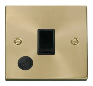 20A 1 Gang DP Switch With Flex Outlet - Black