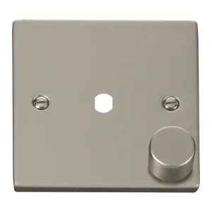 VPPN 1 GANG DOUBLE DIMMER PLATE & KNOBS