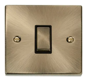 1 Gang 2 Way 'Ingot' 10AX Switch - Black