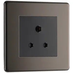 SCREWLESS FLATPLATE BLACK NICKEL SINGLE ROUND PIN