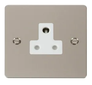 5A Round Pin Socket Outlet  - White