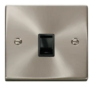 Single RJ11 Socket  (Ireland/USA) - Black