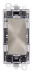 250V~ Green Transparent Illuminated Blank Module -
