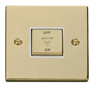 10A INGOT 3 POLE FAN ISOLATION PLATE SWITCH