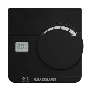 CHOICE PLUS ROOM THERMOSTAT DIGITAL BLACK
