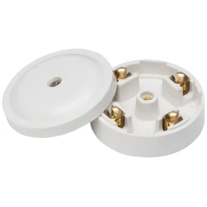 20A Junction Box 4-Terminal - White (59mm)