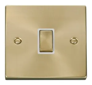 20A 1 Gang DP 'Ingot' Switch - White