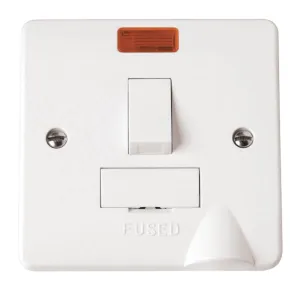 13A Fused Connection Unit DP Switched With Flex Ou