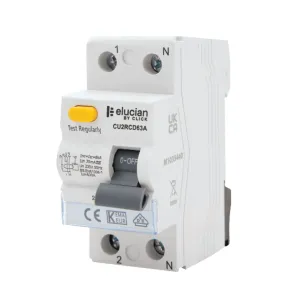 2 Pole 63A 30mA RCCB (Type A)