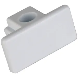 SINGLE CIRCUIT TRACK END CAP ACCESSORY WHITE
