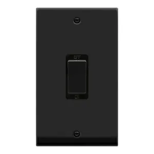 Deco - 50A 2 Gang Double Pole Switch (Vertical) -