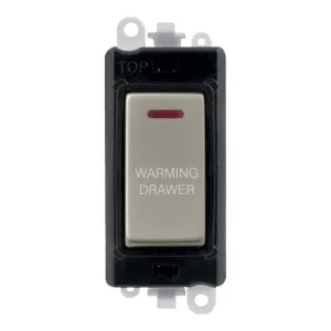 20AX Double Pole Switch With LED Module - Black -