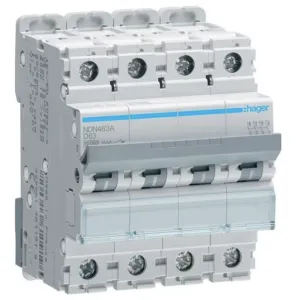MCB 4P 10kA/15kA D-63A 4M