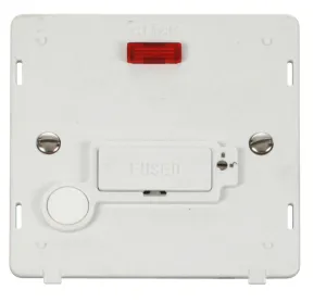 13A Fused Conn. Unit With Flex Outlet & Neon (Lock