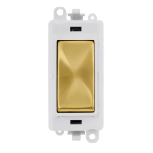 20AX Double Pole Switch Module - Polar White - Sat