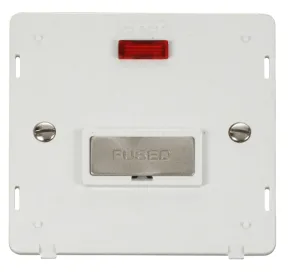 Ingot 13A Fused Conn. Unit Insert & Neon - White /