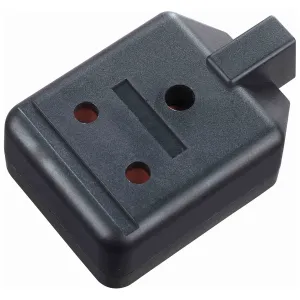 1G 15A HD RND PIN TSKT BLACK
