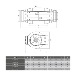 SILENT MV Ultra Quiet In-line Fan