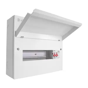 12 Way Elucian Metal Consumer Unit With 100A Main