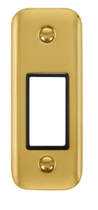 1 Gang MiniGrid Unfurnished Architrave Plate - 1 A