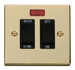 20A DP Sink/Bath Switch - Black