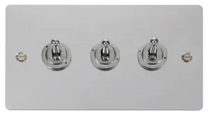 10AX 3 Gang 2 Way Toggle  Switch
