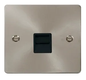 Single Telephone Socket Master  - Black