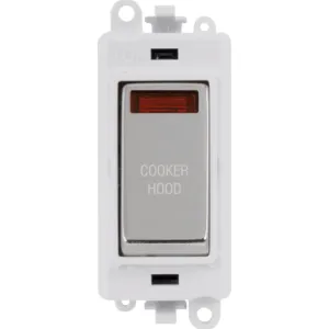 20AX Double Pole Switch With Neon Module - Polar W