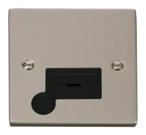13A Fused Connection Unit With Flex Outlet - Black